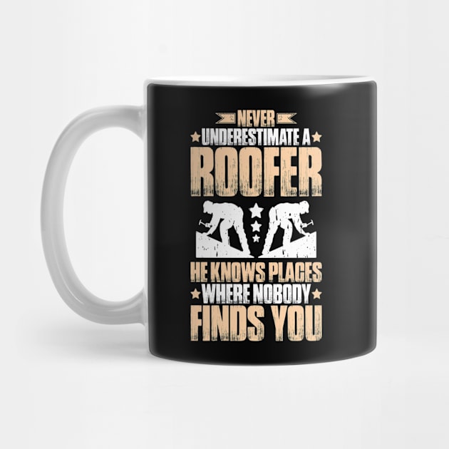 Roofer Roofing Slater Roof Tiler Thatcher by Krautshirts